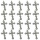 thumbnail image 1 of 20pcs Crucifix Necklace Pendants Alloy DIY Charms Jewelry Making Accessory for Bracelet Crafts (Antique Silver), 1 of 3