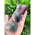 thumbnail image 2 of GAF TREASURES Large Raw Rainbow Fluorite, Natural Rainbow Fluorite Stone, Natural Rough Rainbow Fluorite, Rainbow Fluorite Healing Rough Crystal (Rainbow Fluorite, 1 Piece), 2 of 8