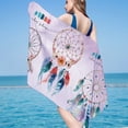 thumbnail image 4 of Microfiber Beach Towel Super Lightweight Colorful Bath Towel Sandproof Beach Blanket Multi-Purpose Towel For Travel Swimming Pool 30x60 Inch, 4 of 9