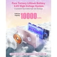 thumbnail image 3 of Power Bank Kesguar 10000mAh 22,5W PD inalámbrico rosa, 3 of 8