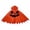 F-Orange, variant on Arlun Halloween Pumpkin Face Capes for Kids Funny Cute Spooky Ghost Hooded Cape Boys and Girls Soft Cozy Loose Sawtooth Hem Capelet for Dress up Cosplay Party I-White XS