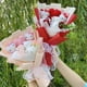 thumbnail image 2 of Muñeco de peluche de gato Hellokitty de dibujos animados con flores artificiales, ramo de novia, ramo de flores, regalos de San Valentín, Navidad y graduación, 2 of 5