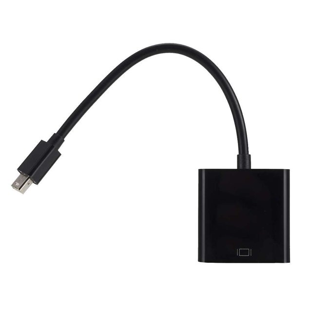 Mini DisplayPort macho a VGA hembra Cable adaptador convertidor Mini DP a VGA Cable de audio y video Cable para computadora MacBook Jumpingount DZ3926-02