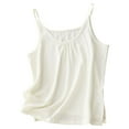 thumbnail image 1 of Kovlvoll Débardeur Femme Col Rond Sans Manches Bretelles Coton Lin Été Doux Confortable Couleur Unie, 1 of 7