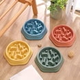 thumbnail image 2 of Pet Cat Food Bowl, Anti-slip and Anti-knock, Slow Food Bowl, Dog Anti-choking Bowl, Cat Stop Eating, Healthy Bowl, Educational Food Ware Batch, 2 of 9
