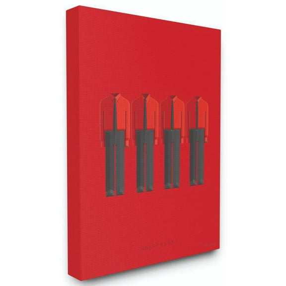 Stupell Industries Kraftwerk Famous People Characters Fashion Design Canvas Wall Art by Fred Birchal