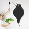 thumbnail image 5 of 6pcs Retractable Plant Hanger, Hanging Planters Flower Basket Hook,Plant Hanger Hanging Garden Baskets Pots and Birds Feeder Hang High Up and Pull Down to Water and Feed,Black, 5 of 8