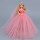 thumbnail image 4 of Muñeca Barbie, 5 uds., vestido colorido, vestido de novia grande, vestido esponjoso, falda, conjunto de juguetes para niña, 4 of 5