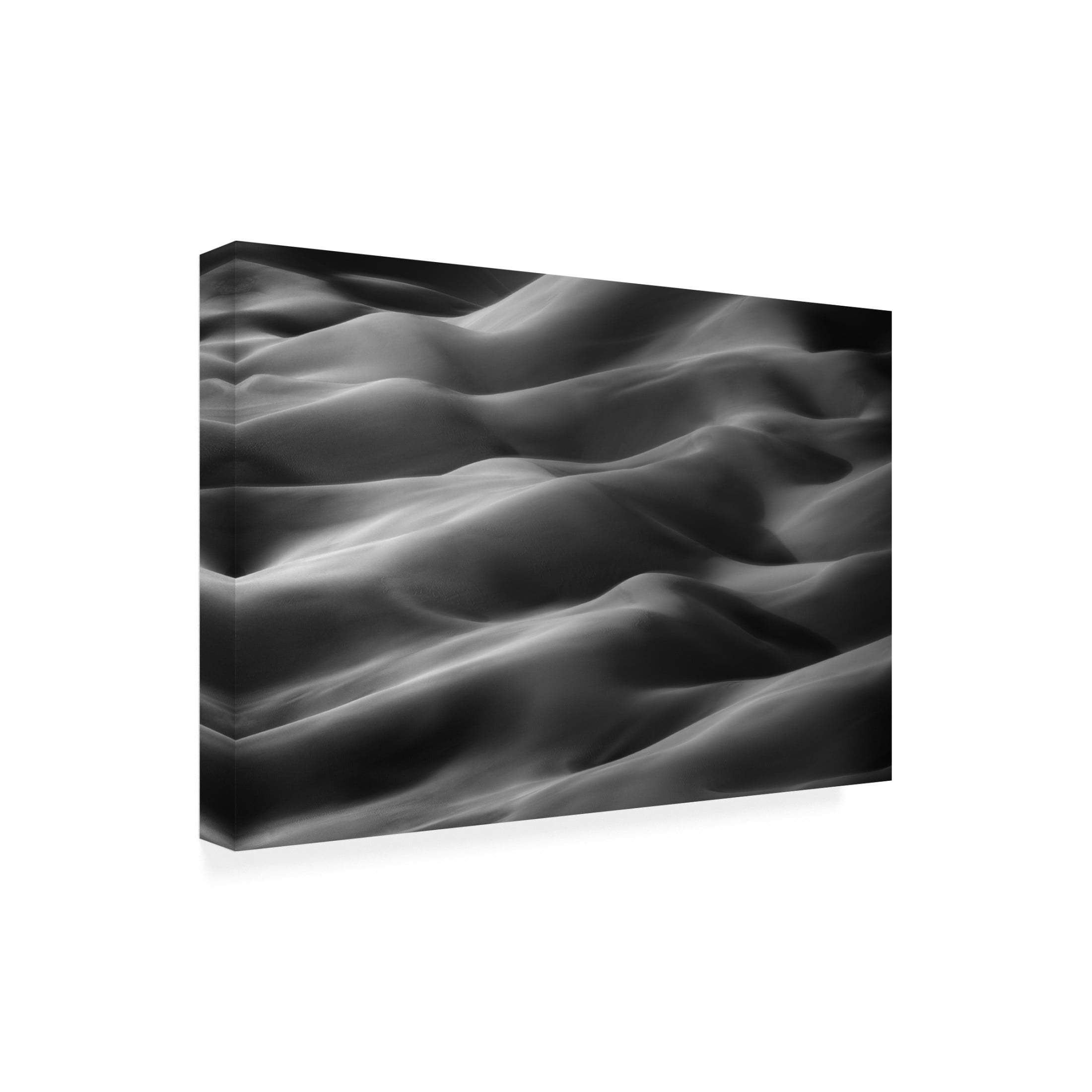 Canvas Wall Art - Majid Behzad 'Sandy Hills' Wall Art for Living Room, Bedroom, or Office D?cor by Trademark Fine Art - 19 x 12 Inches