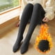 thumbnail image 4 of Leggings gruesos Gibobby de terciopelo con rayas verticales de algodón para Mujer Unitalla, 4 of 5