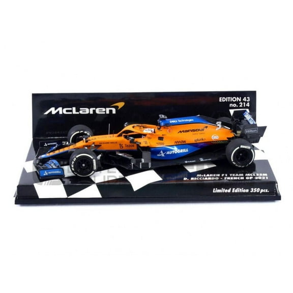 MINICHAMPS 1/43 - MCLAREN MCL35M - French GP 2021 (D. Ricciardo)