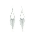 thumbnail image 1 of Sonducket 1 par de pendientes colgantes, borlas de cadena larga, accesorios de joyería en forma de gota de agua, gota de oreja de aleación clásica para Ropa, zapatos y accesorios Miscelánea plata Sonducket AP009642-02, 1 of 6