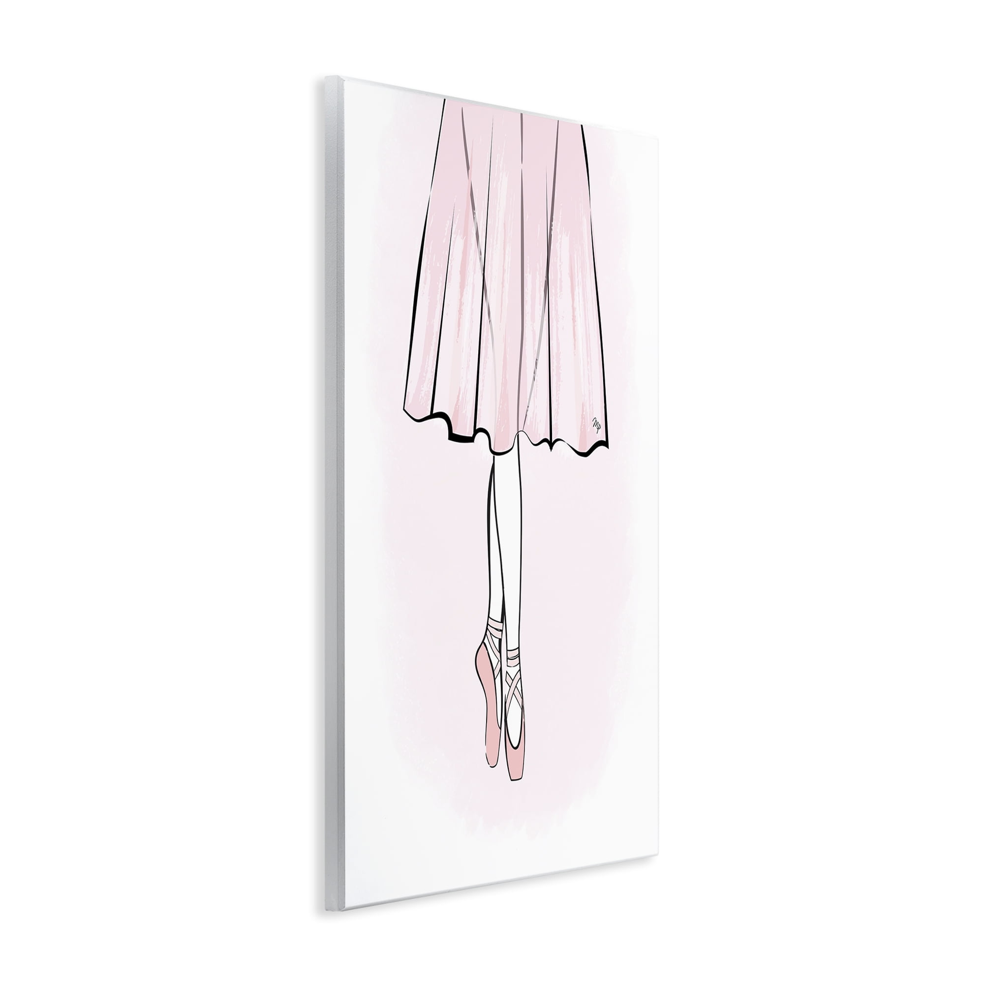 Stupell Industries Dress & Ballet Shoes Beauty & Fashion Painting Unframed Art Print Wall Art, 10 x 15