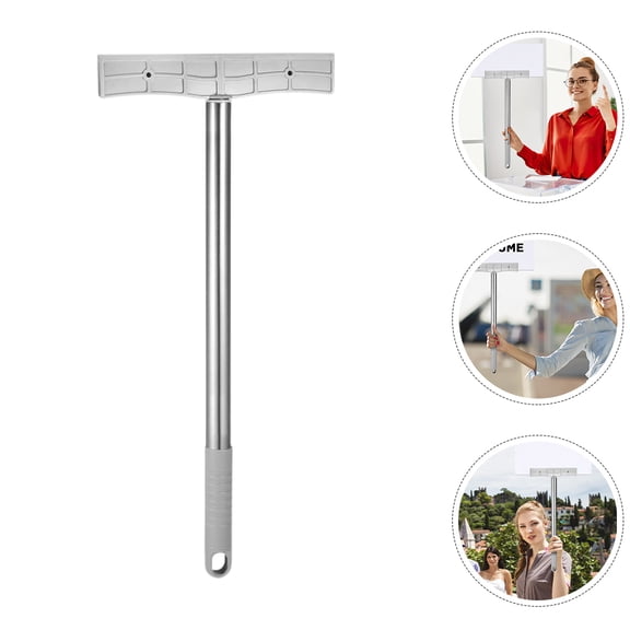 Soimiss Stainless Steel Sign Pole Silver Lightweight Easy Install for Sports Parades