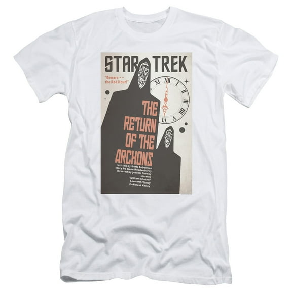 Star Trek Tos Episode 21 Adult 30/1 T-Shirt White