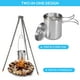 thumbnail image 5 of Botella De Agua Con Aislamiento Al Vacío De Acero Inoxidable De 1000 Ml Con Vaso De Agua De 700 Ml, Olla Colgante Para Supervivencia Al Aire Libre, Camping, Senderismo, Mochilero, 5 of 7