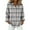 A-Grey, variant on Plaid Shirts for Women Button Down Shirts Long Sleeve Business Casual Tops Fall Winter Jackets Tops Trendy