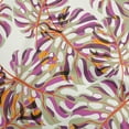 thumbnail image 1 of oneOone Cotton Poplin Purple Fabric Tropical Leaf Diy Clothing Quilting Fabric Print Fabric By Yard 56 Inch Wide, 1 of 4