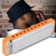 thumbnail image 4 of Blues harmonica Blues Harmonica 10‑Hole Mouthorgan G Key Electroplating Base Beginner Gifts Musical InstrumentOrange ANGGREK Otros, 4 of 8