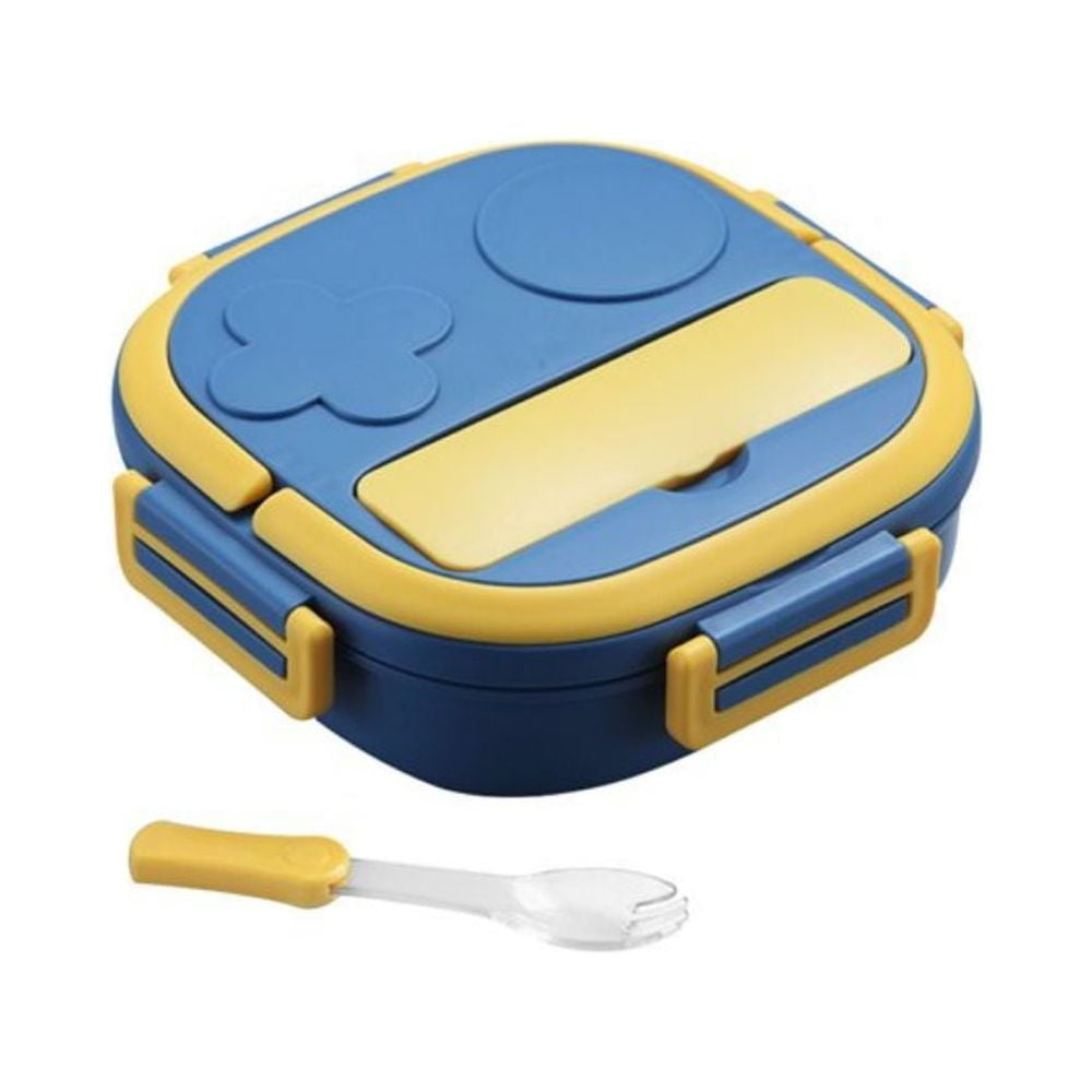 MOPOOR Stainless Steel Lunch Box, Mini Bento,Easy Open Leak Proof Food Containers with Silicone Lids - Perfect Metal Toddler Lunch Box for Daycare and School