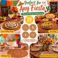 Round Table Mat Large 56 Pcs Mexican Paper Placemats, 13 Inch Cielito Lindo Placemats ...