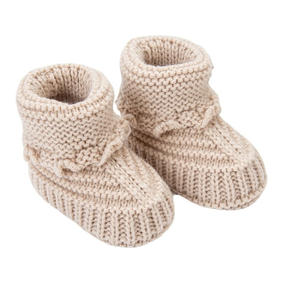 Warm & Soft Baby Booties for Newborns Knit First Walkers Soft Infant Shoes for Boy & Girls Perfect for Any Outfit