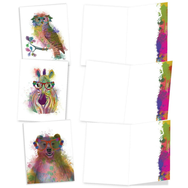 Assorted Card Set With Envelopes Gift Idea Under 20 Unique -    Watercolor greeting cards, Abstract watercolor, Assorted greeting cards