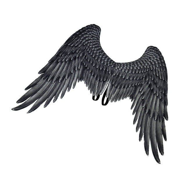 Advancent Halloween 3D grandes alas de ángel Prop tema vacaciones adornos fiesta favores ala con correas elásticas Accesorios Type2 NO2