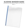 thumbnail image 3 of PENIKOKO 25pcs Binding Bars Slide Grip Document Covers for Reports Presentations Assorted Colors Loose Leaf Paper, 3 of 8