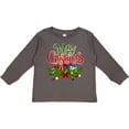 thumbnail image 3 of Inktastic Merry Christmas Boys or Girls Long Sleeve Toddler T-Shirt, 3 of 5