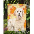 thumbnail image 3 of Carolines Treasures CK1842GF Fall Leaves Goldendoodle Garden Size Flag, 3 of 3