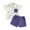 Purple, variant on Gerichy Boys Summer Outfits Baby Boys Girls Sleeveless Solid Rib Vest Shorts Outfits Set
