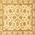 thumbnail image 1 of Ahgly Company Indoor Square Oriental Brown Traditional Area Rugs, 3' Square, 1 of 4