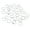 Silver, variant on WINDLAND 28pcs Heart Waving Rings Set With Rhinestones for Fashionable Women Wear