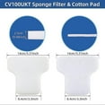 thumbnail image 5 of Repuestos de filtro HEPA compatibles con aspiradoras de cilindro Shark CZ500UKT, CZ2001 y CZ500EUT s202412242829, 5 of 5