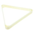 thumbnail image 1 of OULII Support de Table de Billard Triangle ABS Blanc avec Design Simple Lot de 1 Usage Professionnel, 1 of 8