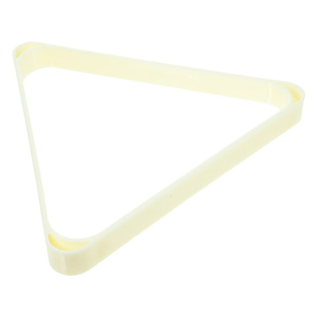 OULII Support de Table de Billard Triangle ABS Blanc avec Design Simple Lot de 1 Usage Professionnel