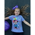 thumbnail image 2 of Camiseta Disney Minnie Mouse para cumpleañeros para niña de 6 a 7 años, color morado, 2 of 8