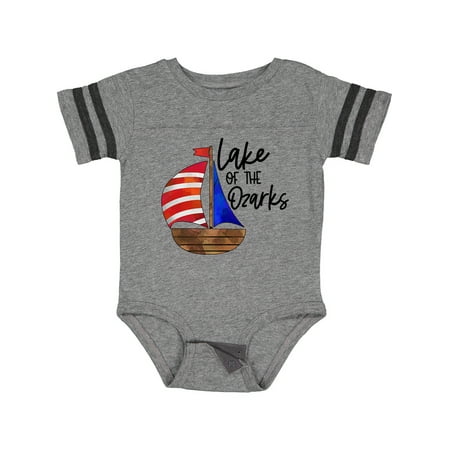 

Inktastic Lake of the Ozarks Sailboat Gift Baby Boy or Baby Girl Bodysuit
