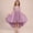 Purple, variant on Girls Princess Party Dress with Shoulder Rose, Sleeveless Flower Girl Gown for Wedding Birthday Pageant, Elegant Tulle Net Skirt for Special Occasions, Age 2-12 Years Blackish Green 110
