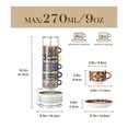 thumbnail image 2 of malacasa Coffee Mug Set, 8oz Porcelain Stackable Espresso Cups with Saucers and Metal Stand, Espresso Mugs Cups Set of 6, Microwave Dishwasher Safe, 2 of 9