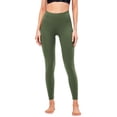thumbnail image 1 of Women Fleece Yoga Pants with Pockets Wide Waistband Running Workout, 1 of 8
