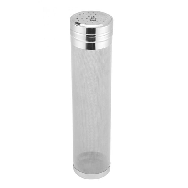 Naiovety Filtro de lúpulo de acero inoxidable, colador de filtro de cerveza de malla casera, tolva seca para filtro de araña de cerveza 7x1 8/ Kits de equipo de elaboración de vino plata 7 x 29 cm Naiovety HA5909-02B
