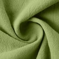 thumbnail image 6 of LIZUOJUN Womens Linen Shirts V-Neck Blouse Breathable Lightweight Loose Fit Washed Crinkle Gauze Shirt Casual Vacation Top,Green,XL, 6 of 6