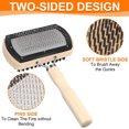 thumbnail image 3 of Limpiador Bobina CA Peine Aleta Condensador Evaporador Herramienta Limpieza Reparación Radiador 4 Uds., 3 of 5