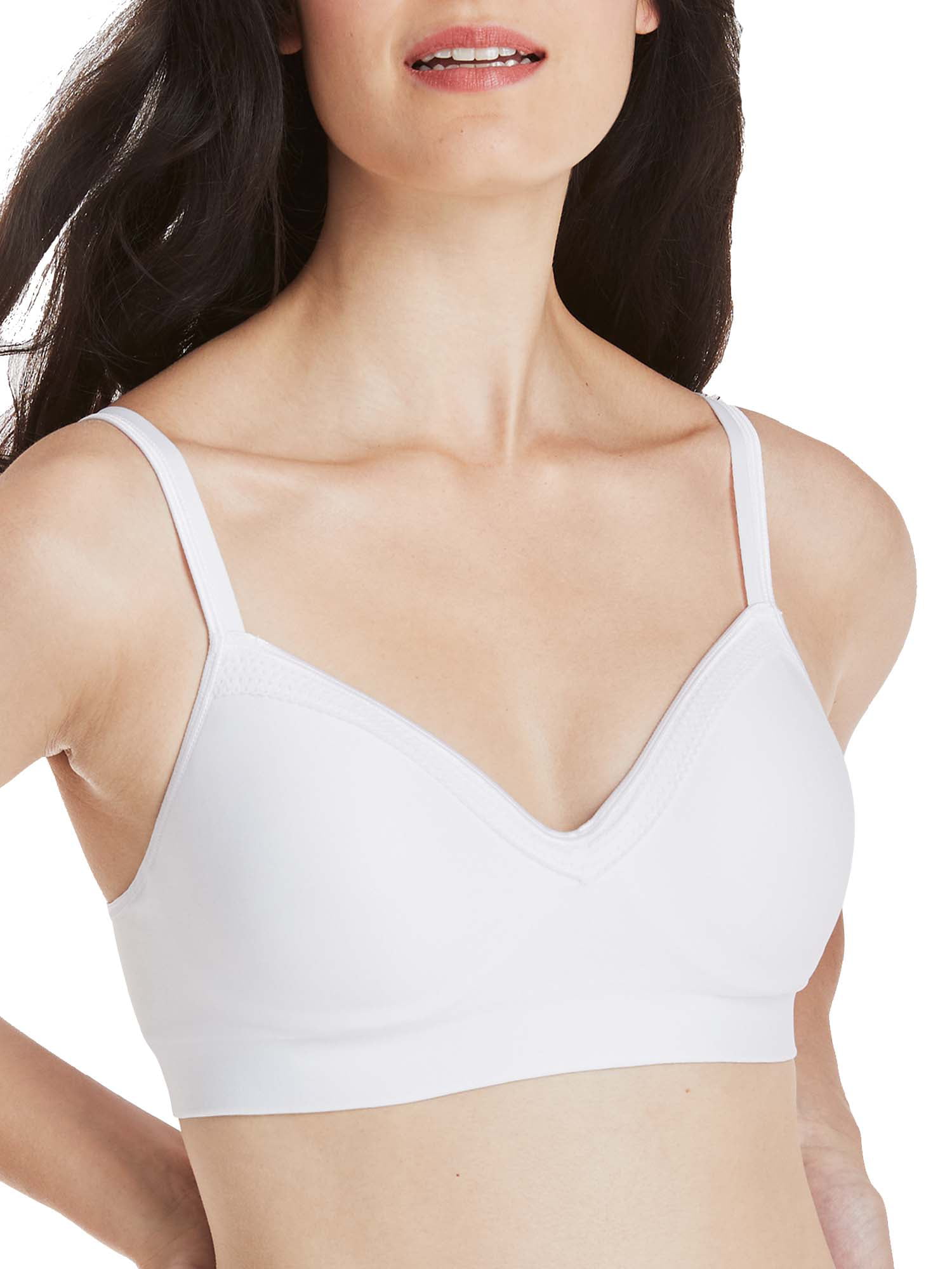 Buy Hanes ComfortFlex Fit® Women`s Perfect Coverage Wirefree Bra White  Online at Lowest Price Ever in India