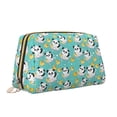 thumbnail image 2 of Easygdp Panda Bathing Leather Makeup Bag Zipper Pouch Travel Cosmetic Organizer for Women and Girls, Make up Bag with Zipper, 2 of 8