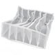 thumbnail image 3 of Caja de almacenamiento de ropa interior plegable y transpirable con múltiples celdas - Organizador de cajones para sujetadores y calcetines, 3 of 10