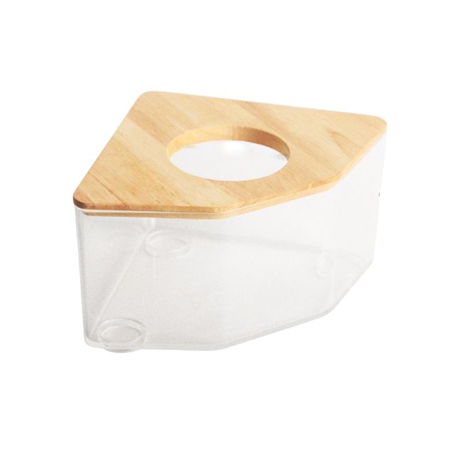 Caja de baño de arena para hámster, baño para mascotas, contenedor de baño de arena, accesorio de jaula para animales pequeños, hurón, ardillas, jerbo Zulema Baño de hámster