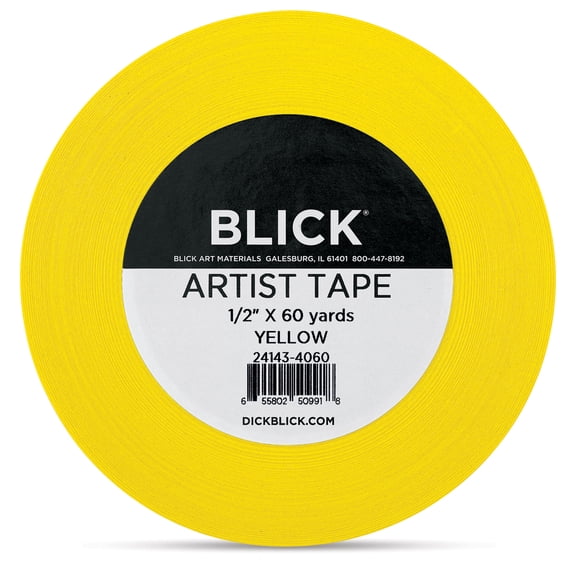 Blick Artist Tape - Yellow, 1/2" x 60 yds